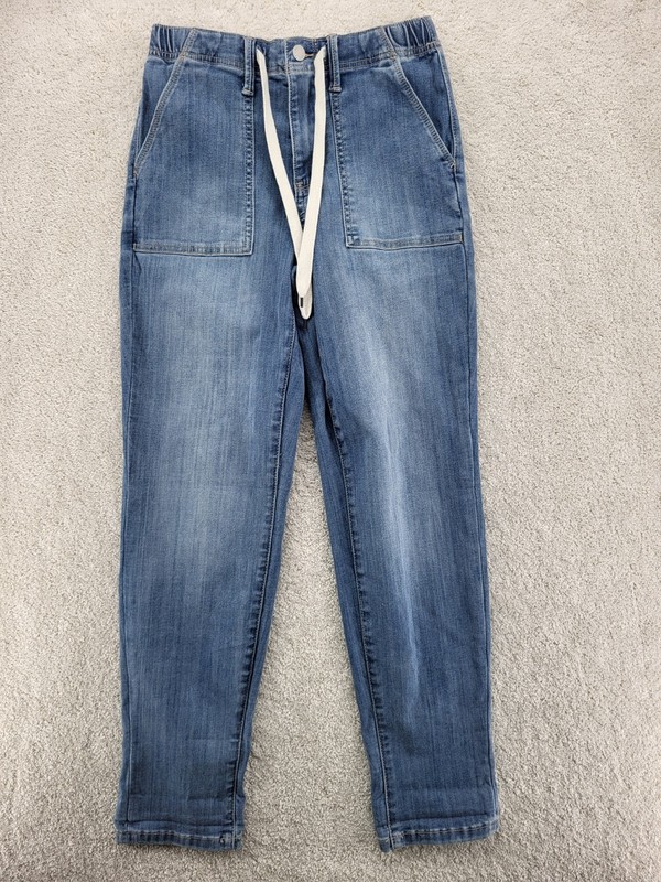 Judy blue Jean’s size 1/25 stretch 28-inch waist slash pockets drawstring
