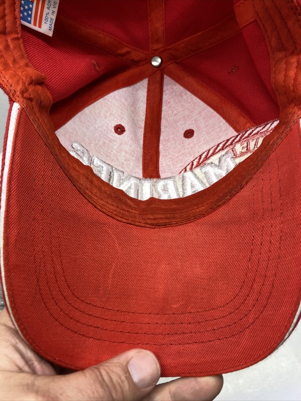 USMC Red United States US Marines Corps Logo Emblem Marine Adjustable Cap Hat gallery