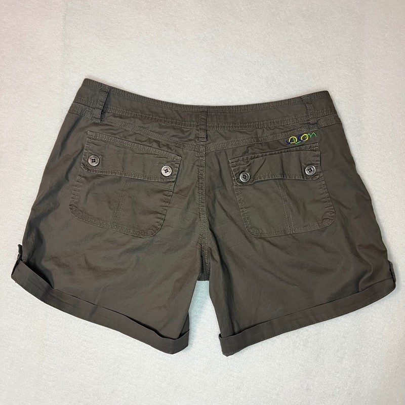 Volcom Starstruck 7 Women's Brown Olive Green Shorts Y2K Size 1 B0929P0 gallery