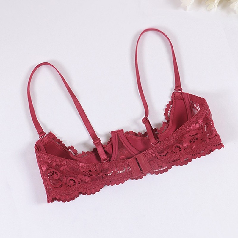 Lady Bras Half Cup Bra Low Cut Sexy Lingerie Underwired Bra Party Brassiere ABCD gallery