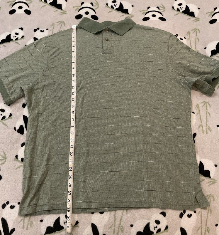 Marc Edwards Polo Shirt Size 2XL Green Swift Dry Ribbed Short Sleeve gallery