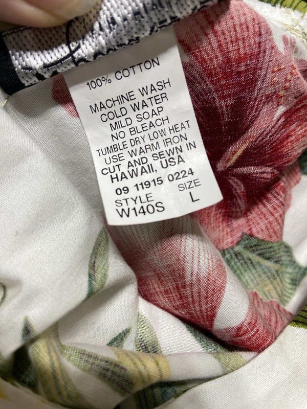 Puanani RJC Hawaiian 100% Cotton Muumuu Midi Dress L Made In USA Hibiscus gallery
