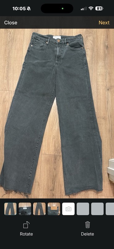 Dear John Jaxtyn Women’s Black Dark Wash High Rise Straight Jeans 5-Pocket