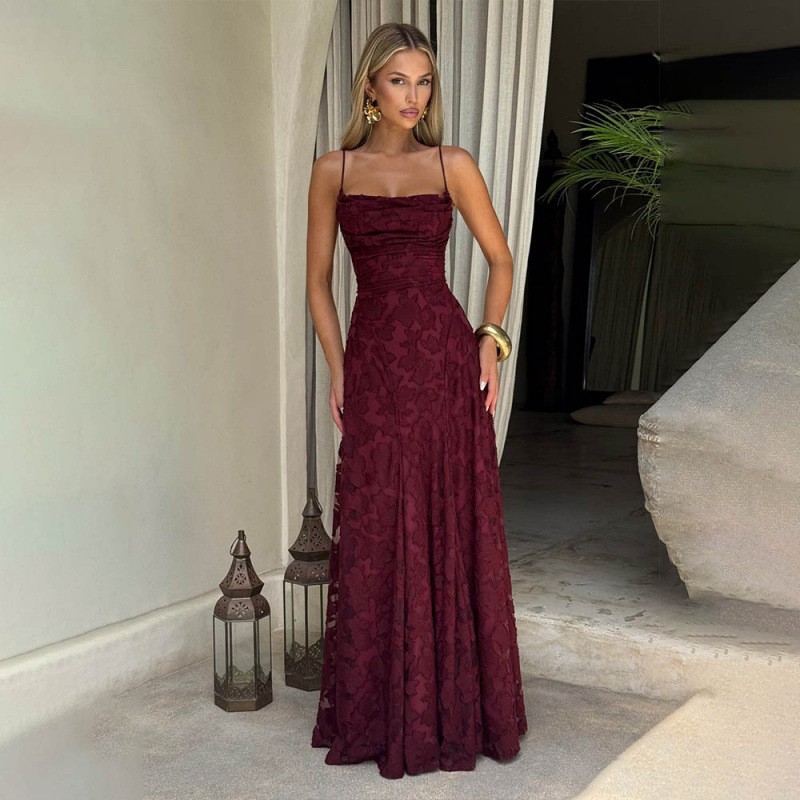 Elegant Lace Backless Evening Dress gallery