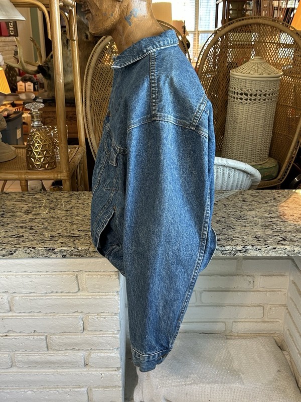 Vintage Rock And Roll Hall Of Fame Museum Denim Trucker Jacket M Cleveland OH 90 gallery