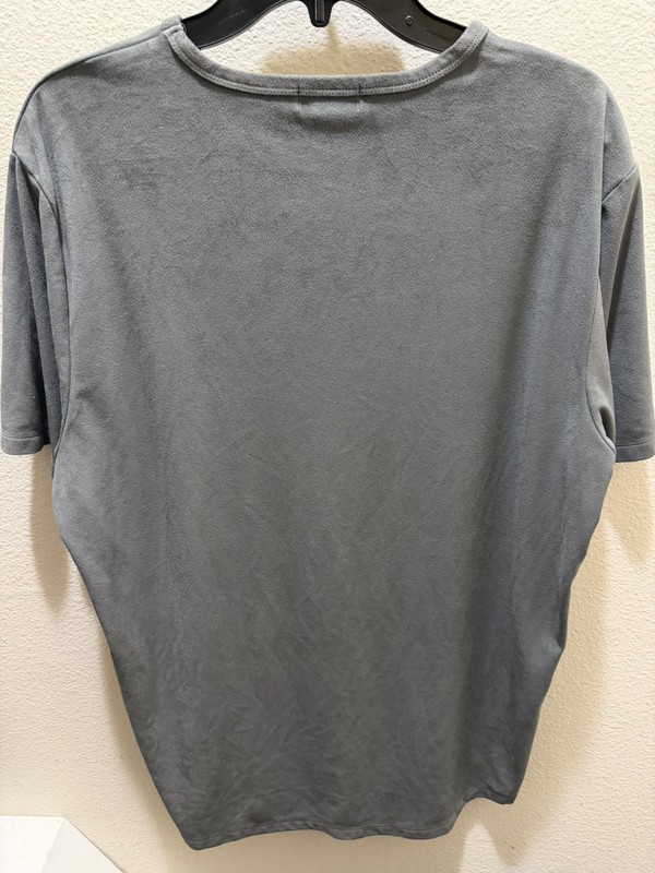 Forever 21 Men's Gray Velour soft T-Shirt Short Sleeve Size XL gallery