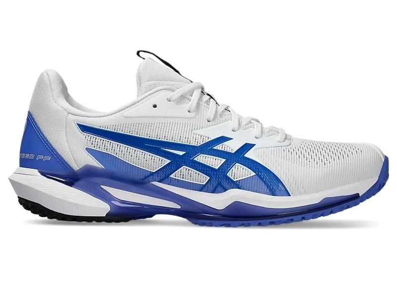 ASICS Men's Tennis Shoes SOLUTION SPEED FF 3 OC 1041A439-100 White/Tuna Blue gallery