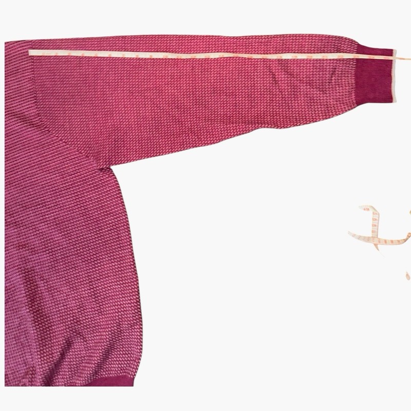 Peter Millar Mens Quarter Zip Sweater XXL Berry Magenta 100% Merino Wool gallery