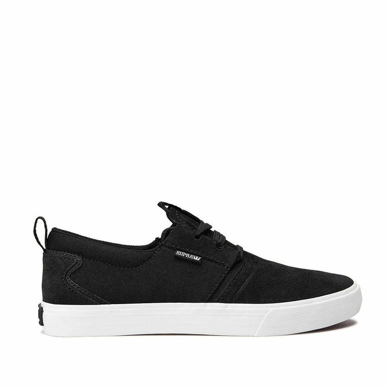 NEW Supra Mens 2016 Flow Shoes Black-White 7 -8325-002-M