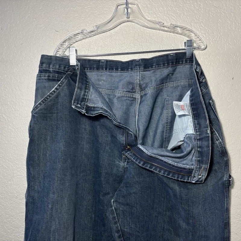 Wrangler Carpenter Jeans Mens 40x30 Denim Workwear Grunge gallery