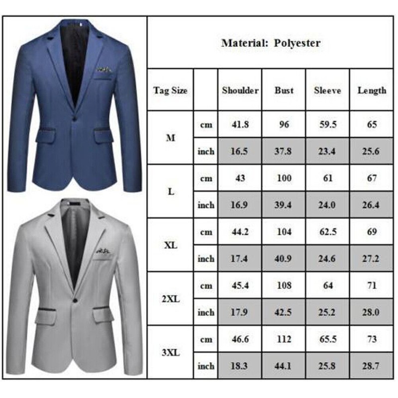 Men's Tuxedo Jacket Notched Lapel One Button Suit Blazer for Dinner Wedding Prom gallery