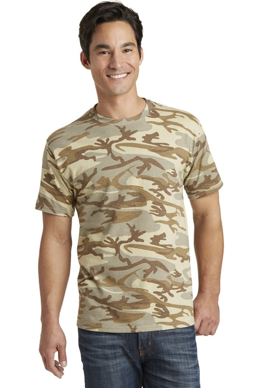 PC54C Port & Company Core Cotton Camo Tee