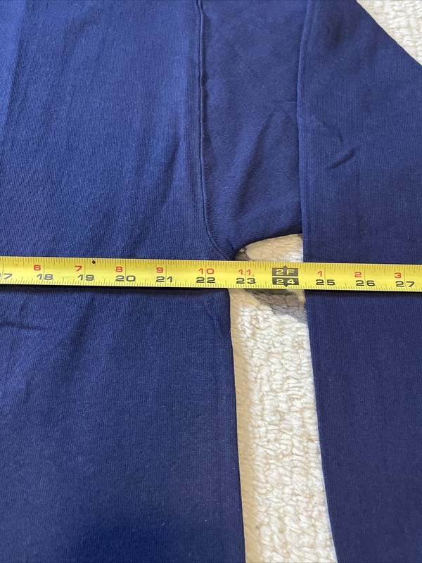 NEW Vintage 2002 HANES Sports Blue Set Sweatshirt Pants Suit Mens Large NWT NOS gallery