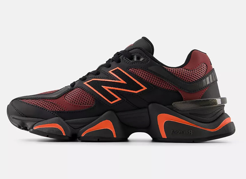 New Balance 9060 Black Red U9060BLA Size Men's Brand New gallery