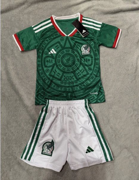 Mexico KIDS Shirt Home Jersey 2026 All sizes childrens Sports Uniform gallery