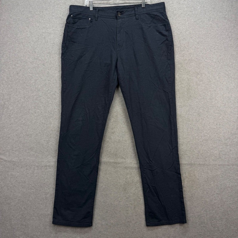 English Laundry Brixton Pants Mens 40×36 Navy Blue Stretch 5-Pocket Textured