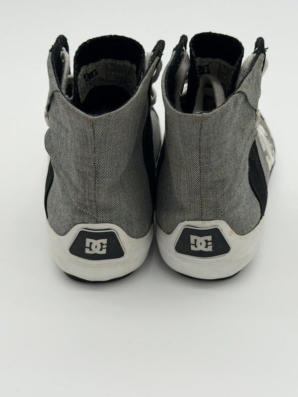 DC Men’s Skate Shoes Cure High Grey Size 8 boot style.Canvas. gallery