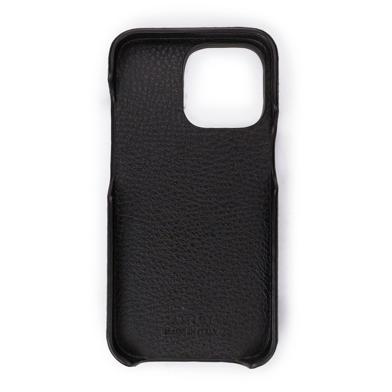 NWT AMIRI BLACK COVER PHONE CASE SIZE OS $190 gallery