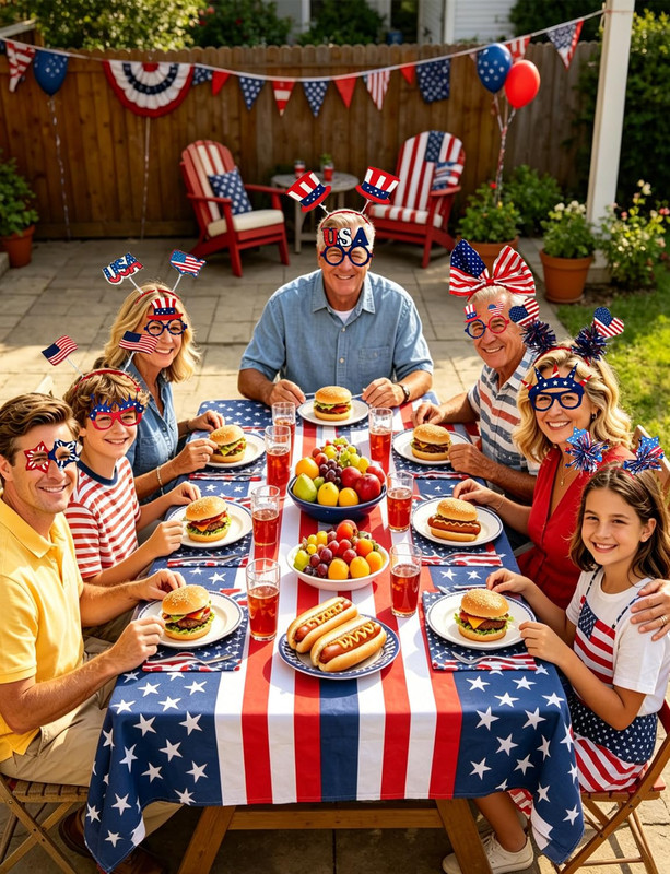 Fourth of July Hair Accessories, 250 Anniversary Usa Decorations 4Th of July Par gallery