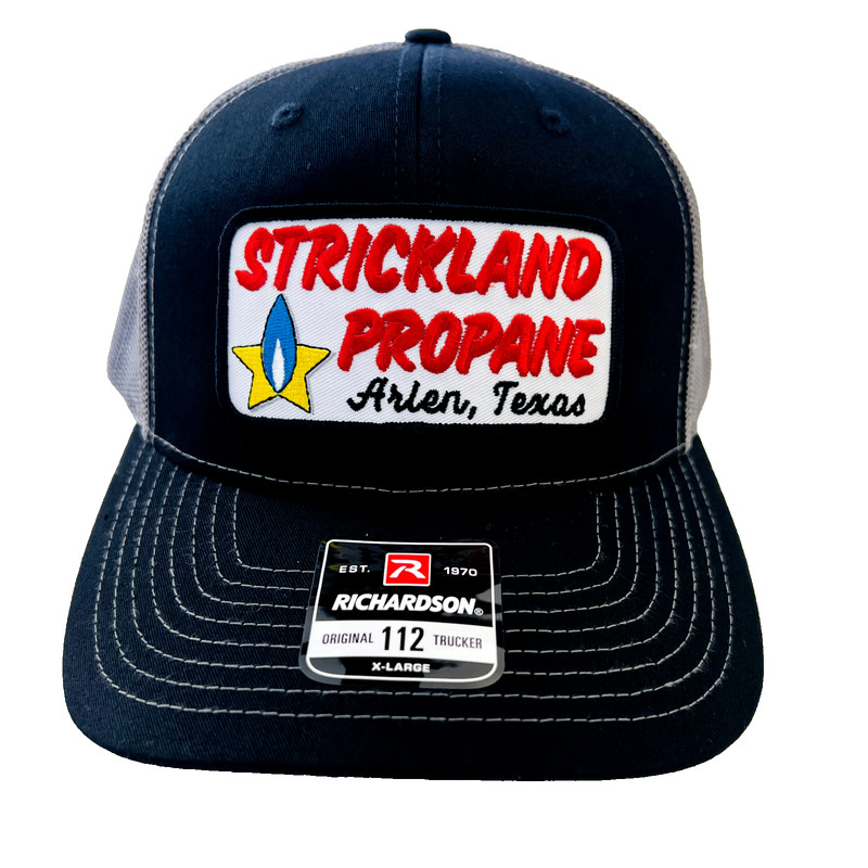 Strickland Propane Richardson 112 Embroidered Patch Mesh Snapback Cap Hat