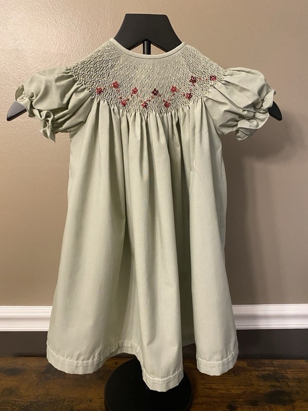 Will’beth Will Beth Baby Girl 18 Month Mint Green Flowers Summer Dress Free Ship
