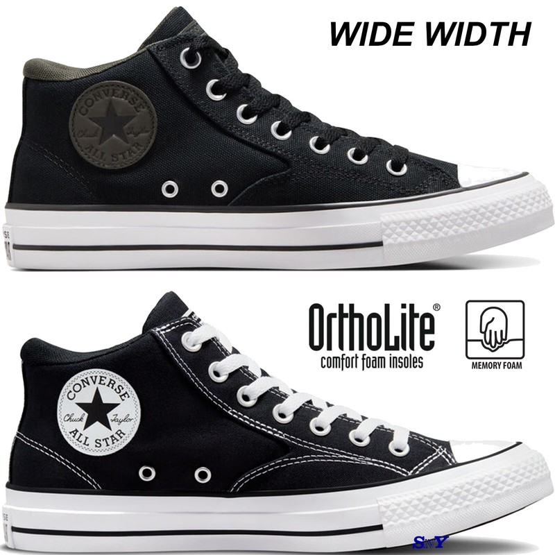 CONVERSE Men’s Chuck Taylor All Star Malden Street Mid-Top Shoes WIDE WIDTH
