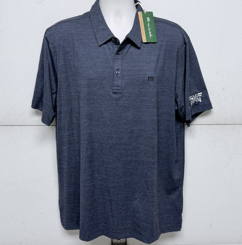 Travis Mathew Polo Shirt Mens XXL The Heater Series ECO Collection 1MW395 PXG