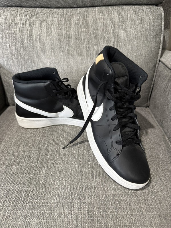Nike Court Royale 2 Men’s Size 12 Black Mid Onyx Basketball Sneakers CQ9179-001