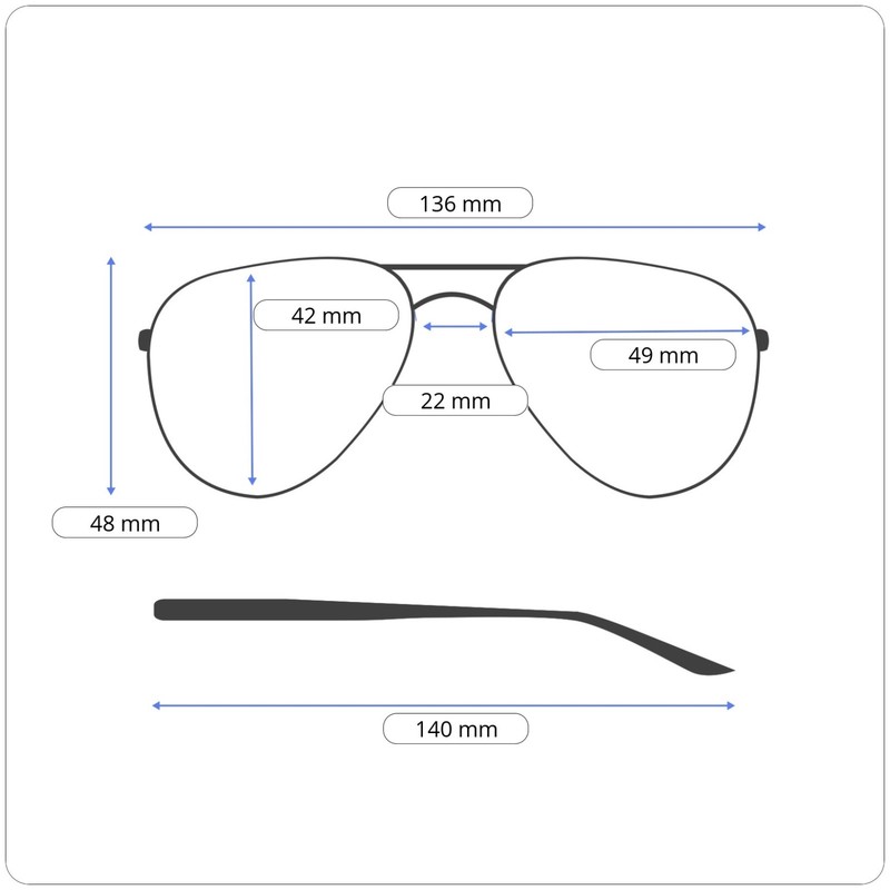 MARC JACOBS 25/S TVPGY Blue Fade Womens Square Mirror Sunglasses 49-22-140 B:42 gallery