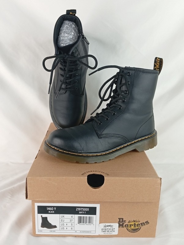 Pre-Owned Dr. Marten’s AirWair Boots 1460Y Women’s 6 Black w/ Box