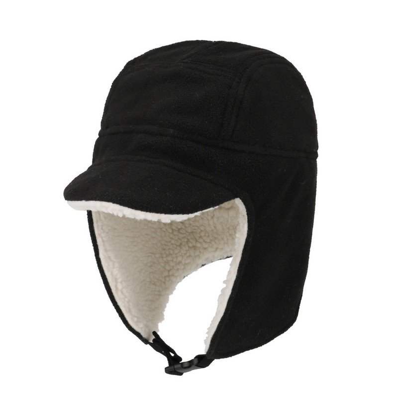 Windproof Army Hat Mens Womens Hats Outdoor Sports Winter Warm Earflap Cap