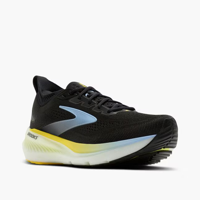 Brooks Running Shoes Men’s Glycerin 23 Medium D Black/Cyber Yellow/Nightlife