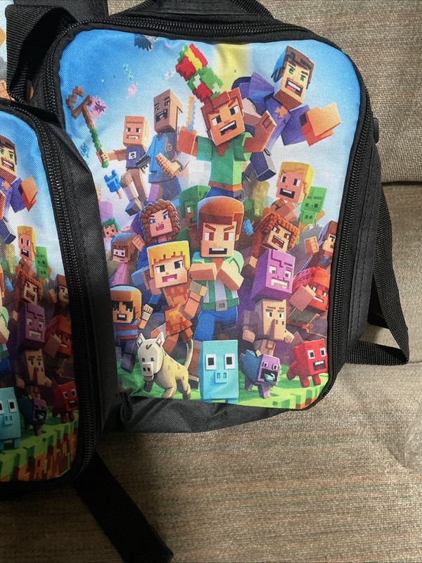 Boys Cartoon Backpack With Lunchbox And Pencil Holder gallery