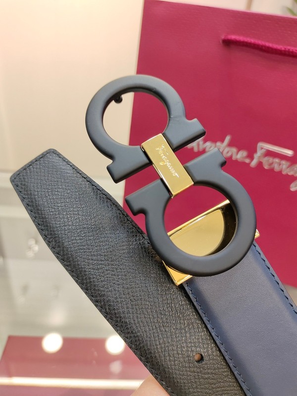 Salvatore Ferragamo Gancini Men's Reversible Leather Belt gallery