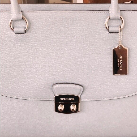 Coach 48629 Crossgrain Leather Avary Tote ~Gray~ gallery