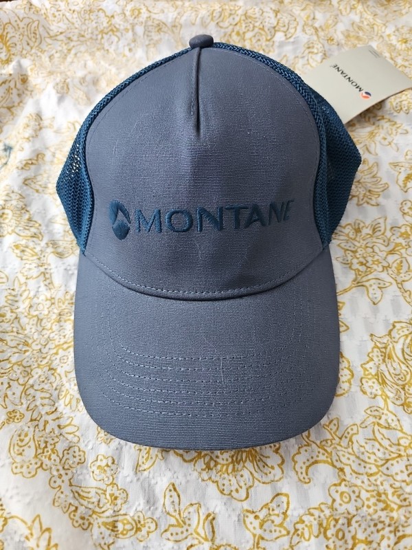 NWT Montane Basecamp Mono Astro Blue Adjustable Mesh Backed Cap One Size
