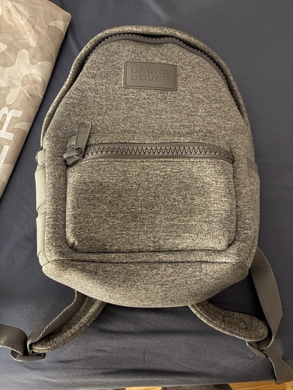 Dagne Dover Dakota Neoprene Backpack Small Gray