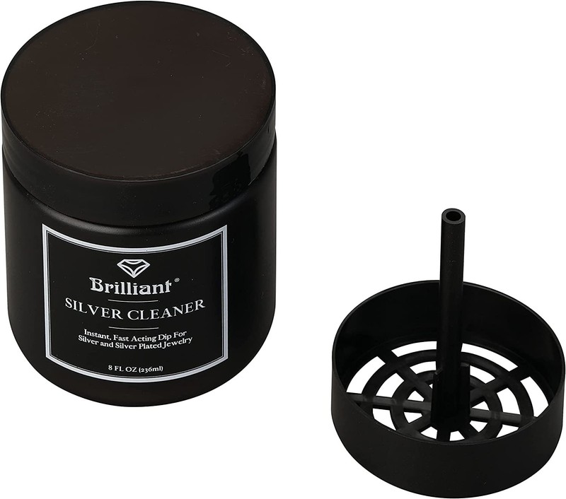 Brilliant Silver Dip Cleaner, Black 8 Oz 8 Fl (Pack of 1), gallery