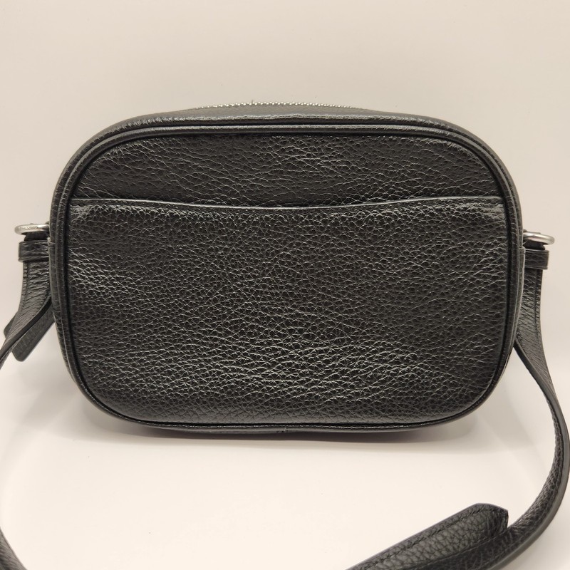 Coach Mini Jamie Camera Crossbody Bag In Black Pebbled Leather gallery