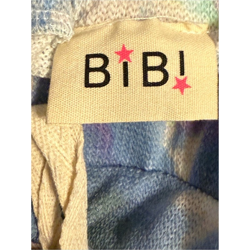 BiBi Tie-Dye Athletic Shorts in Pastel Blue, Purple and Mint gallery