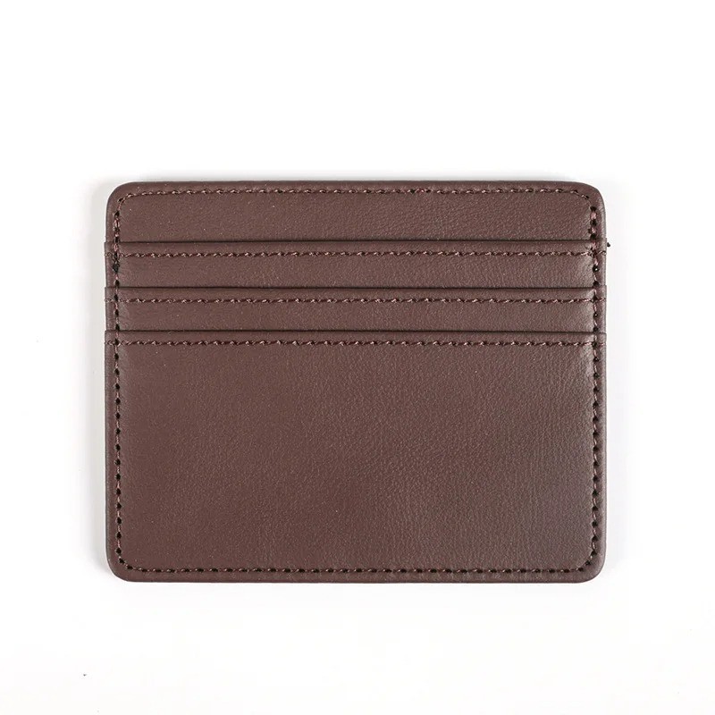 PU Leather ID Card Case - Slim Multi-Slot Holder for Bank/Credit Cards gallery