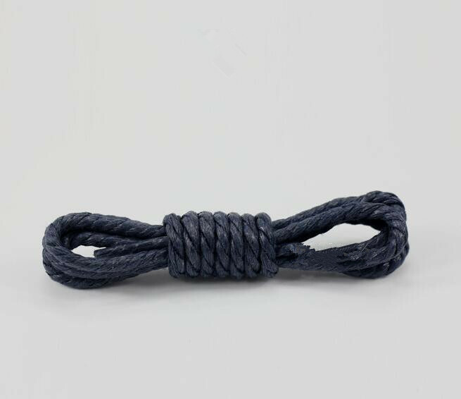 1 pair Three Strands Waxed Shoelaces Leather Shoe String Weave shoelace rope gallery