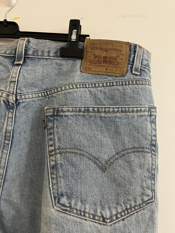Levi’s 550 Short Blue Denim W40 Cut off Grade B #90