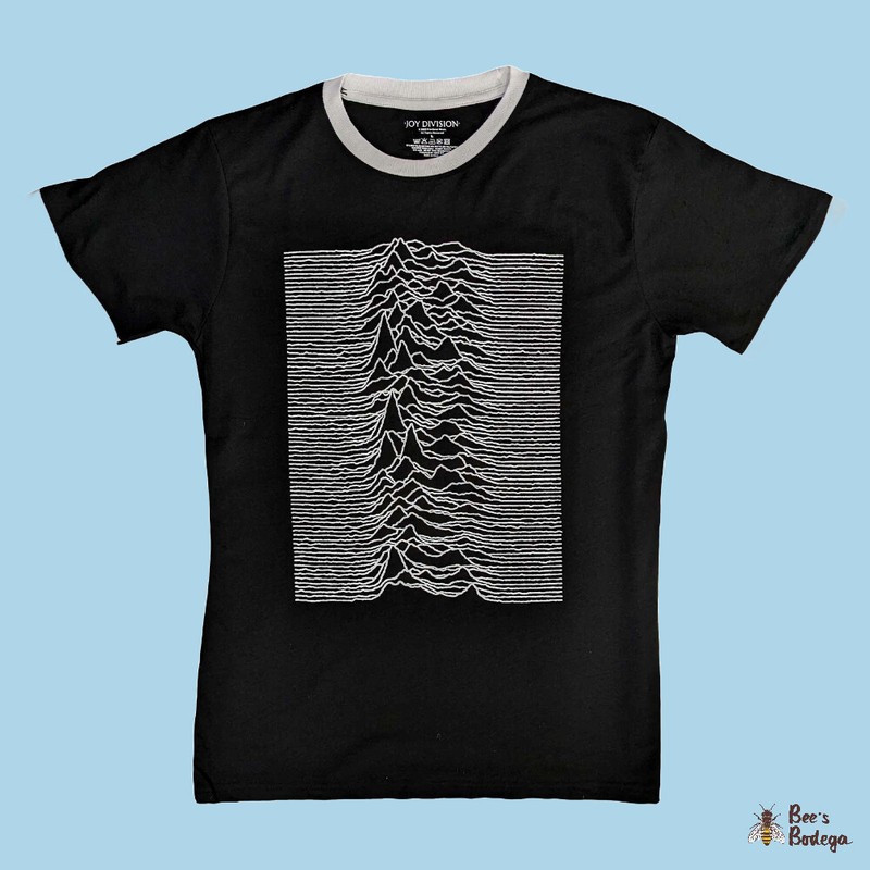 Joy Division: ‘Unknown Pleasures’ Ringer T-Shirt *Official* *New Order/Factory*