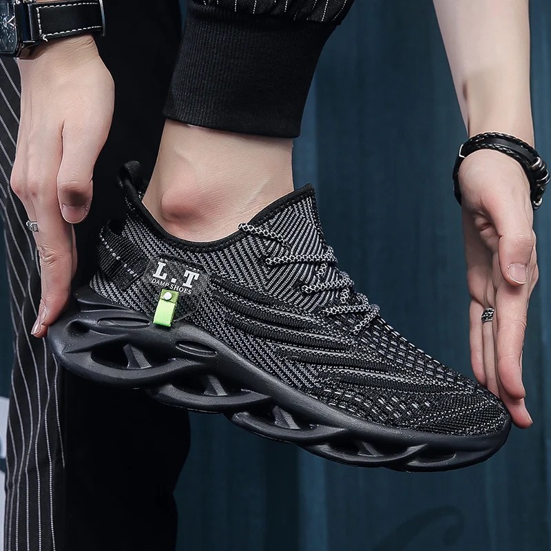 Men's Athletic Running Shoes Breathable Mesh Sneakers Lightweight Walking Gym gallery